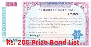 Rs. 200 Prize Bond List, Draw#83, Held in Peshawar, On 15-09-2020