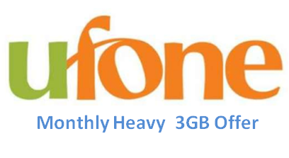 Ufone Monthly Heavy 3GB Offer