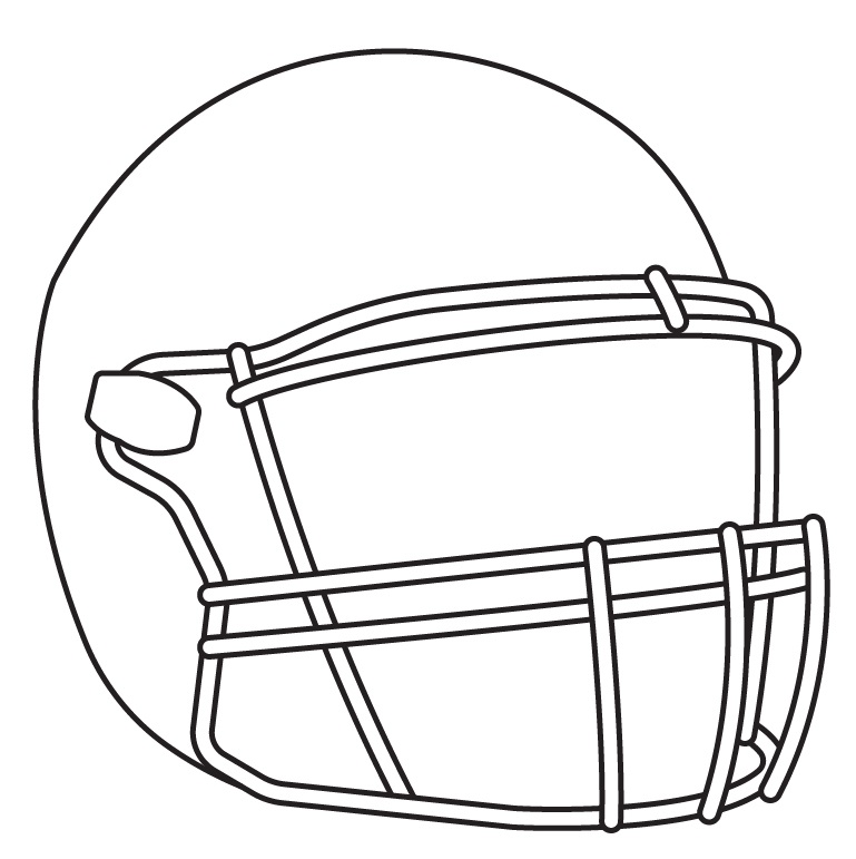 How to draw Football Helmet
