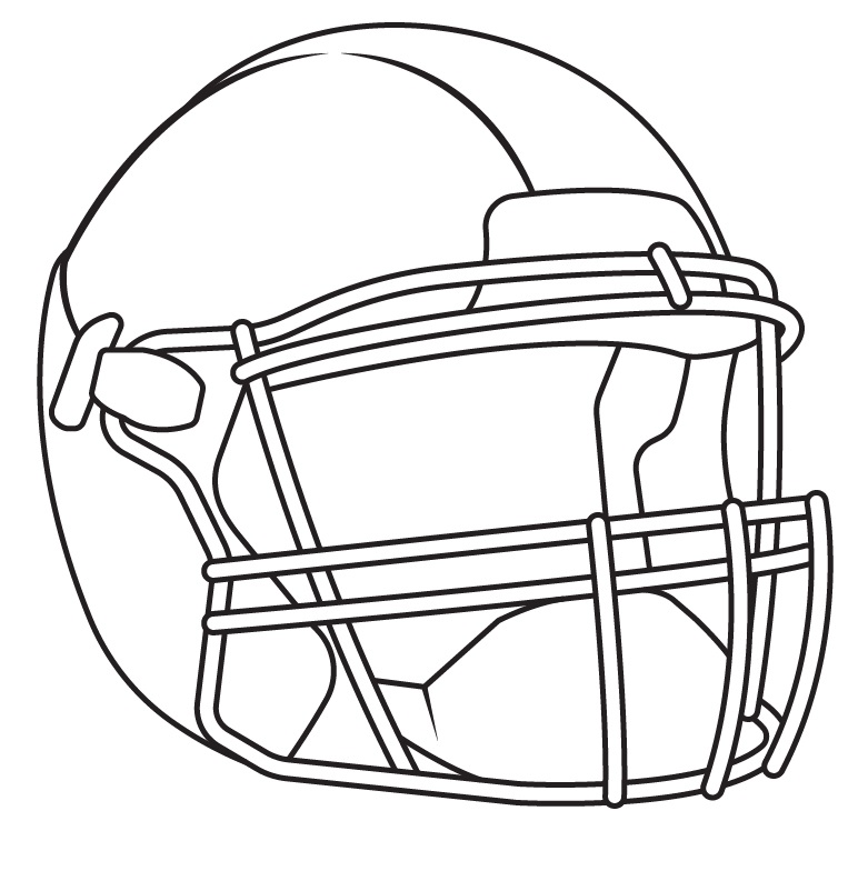 Drawing a Football Helmet