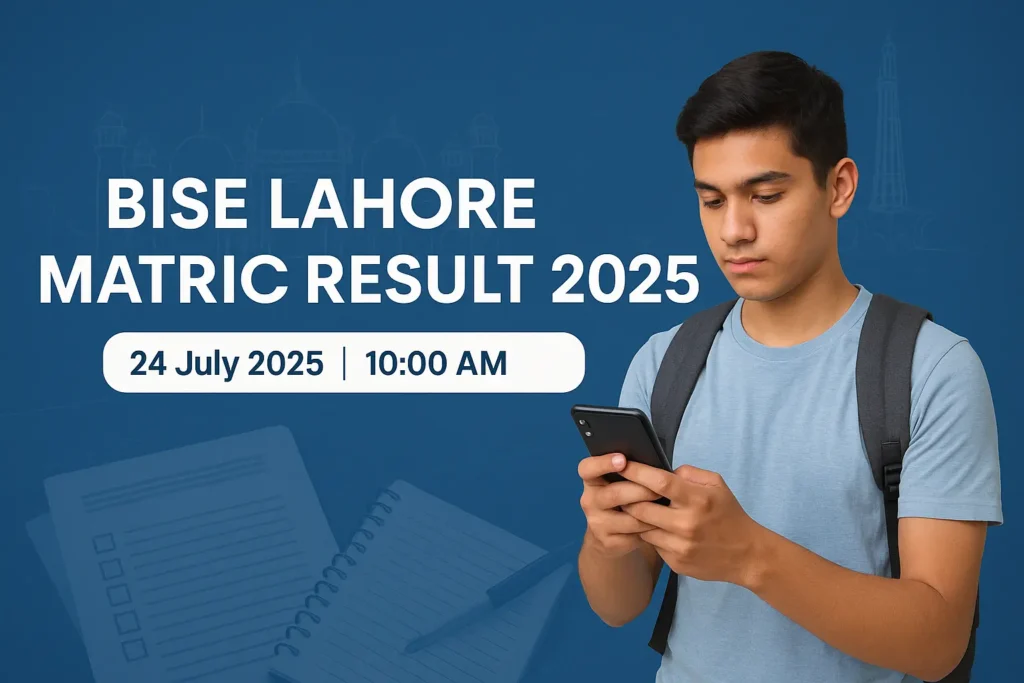 BISE Lahore Matric Result 2025