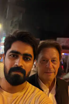 My Selfie Accidental with Imran Khan