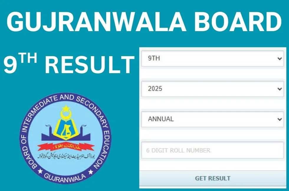 BISE Gujranwala 9th Class Result 2025
