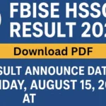 FBISE HSSC Result 2025 Gazette PDF – Download Federal Board 11th & 12th Class Results
