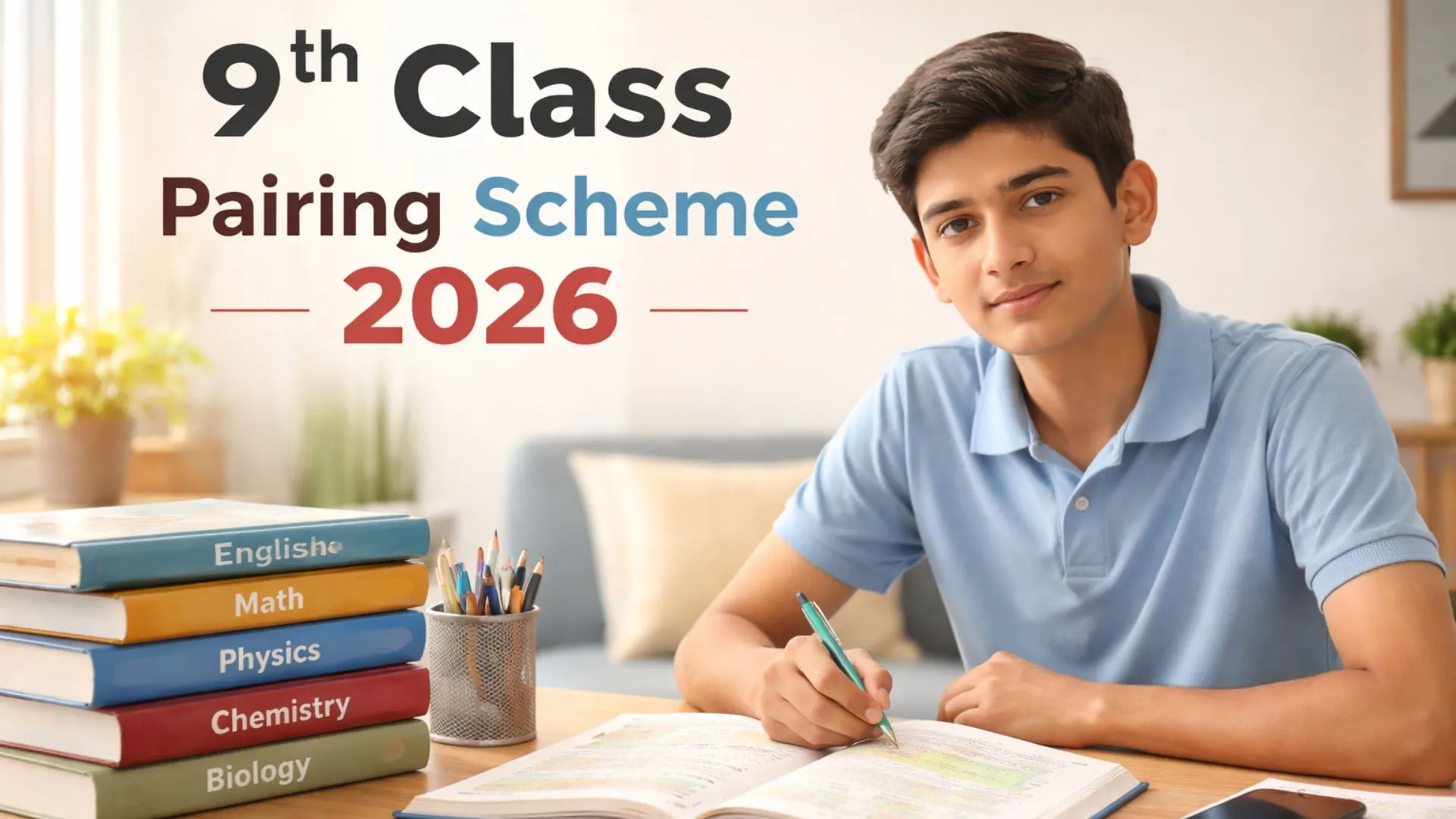 9th Class Pairing Scheme 2026